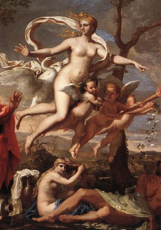 Venus Presenting Arms to Aeneas (detail) af, POUSSIN, Nicolas